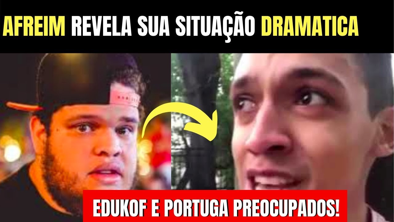 YOUTUBERS EDUKOF E PORTUGA DESABAM SOBRE A SITUAÇÃO DO AFREIM NA ESTONIA