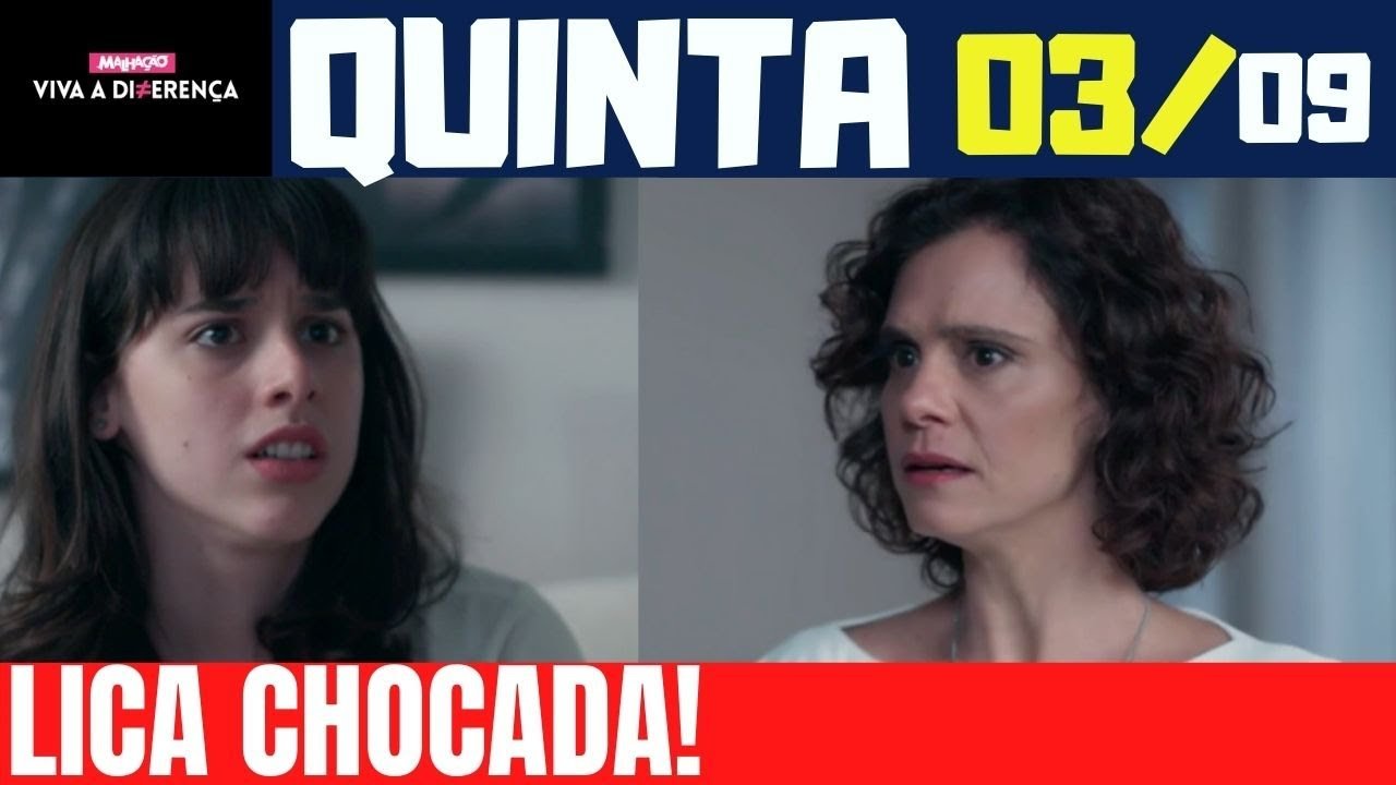 MALHAÇÃO VIVA A DIFERENÇA -  Capitulo de 03/09 - Resumo Completo Novela 03 de Setembro de 2020